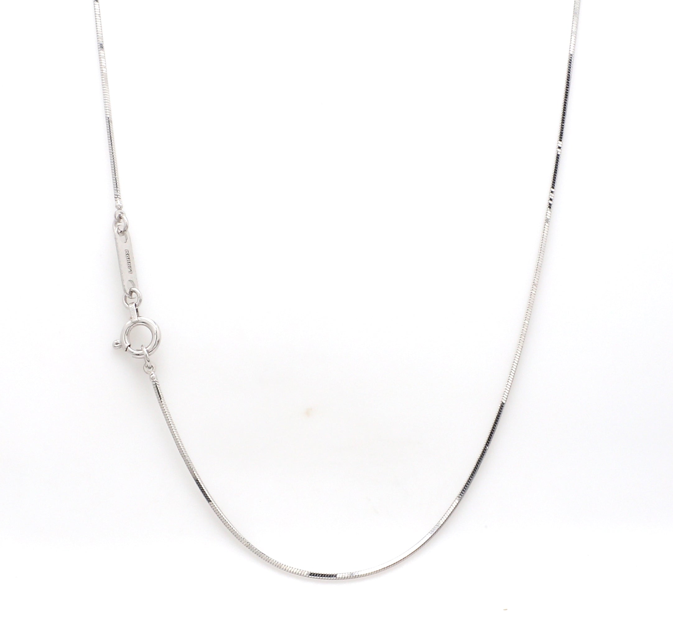 Thin Dazzling Shiny Platinum Chain JL PT 747 - Thin