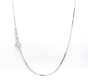 Thin Dazzling Shiny Platinum Chain JL PT 747 - Thin