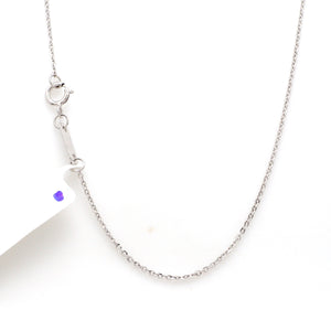 Thin Uni-sex Platinum Cable Chain JL PT CH 957