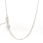 Load image into Gallery viewer, Thin Platinum &amp; Rose Gold Chain for Women JL PT CH 954   Jewelove.US
