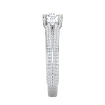 Load image into Gallery viewer, 0.30 cts Solitaire Diamond Split Shank Platinum Ring JL PT RP RD 155   Jewelove.US
