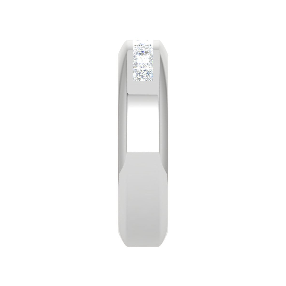 Platinum Unisex Ring with Diamonds JL PT MB PR 133   Jewelove.US