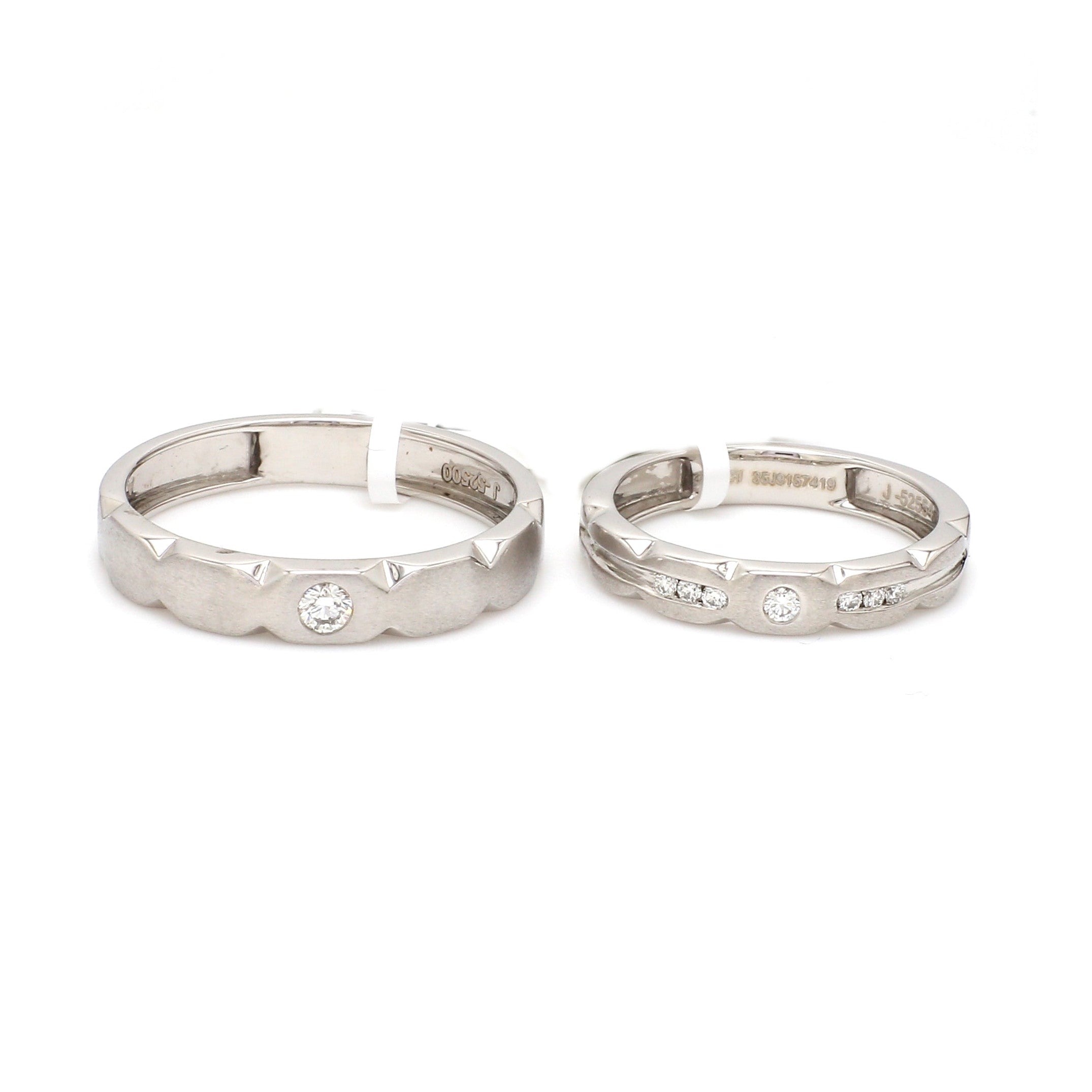 Designer Platinum Diamond Couple Rings JL PT 1130