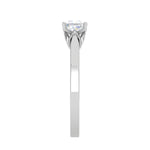 Load image into Gallery viewer, 0.30 cts Princess Cut Solitaire Platinum Ring JL PT RS PR 186   Jewelove
