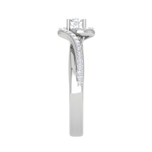 0.50 cts Designer Solitaire Diamond Platinum Ring JL PT RP RD 200   Jewelove.US