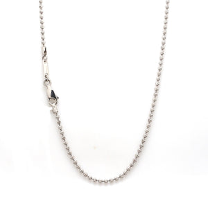 Platinum Chain with Shiny Balls JL PT CH 962   Jewelove.US