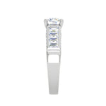 Load image into Gallery viewer, 0.50cts Solitaire Diamond Baguette Shank Platinum Ring JL PT WB5529E   Jewelove.US
