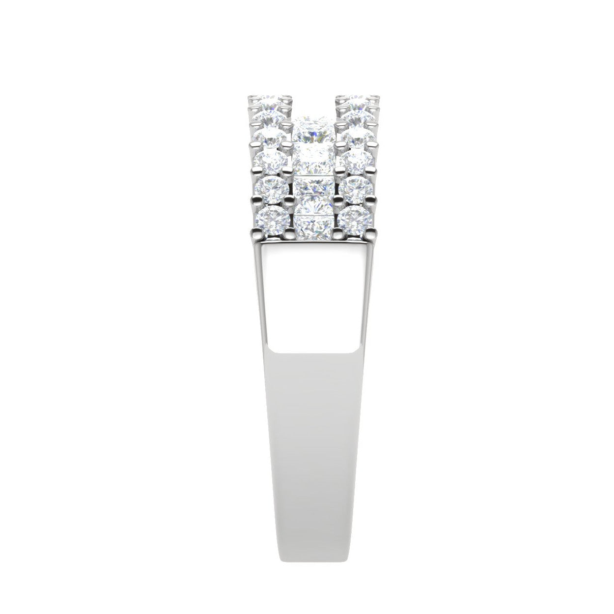 Designer Platinum Diamond Ring for Women JL PT WB6025   Jewelove