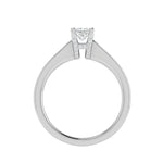 Load image into Gallery viewer, 0.25 cts. Princess Cut Solitaire Diamond Platinum Engagement Ring JL PT MHD264EG   Jewelove.US
