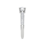 Load image into Gallery viewer, 0.30 cts Solitaire Diamond Shank Platinum Ring JL PT RP RD 168   Jewelove.US
