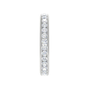 Platinum Ring With Diamonds for Women JL PT ET RD 111   Jewelove.US