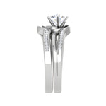 Load image into Gallery viewer, 0.30 cts Solitaire Diamond Twisted Shank Platinum Ring JL PT MHD287-A   Jewelove.US
