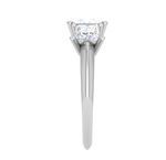 Load image into Gallery viewer, 1.00 cts. Princess Cut Solitaire Platinum Diamond Accents Ring JL PT R3 PR 131   Jewelove.US
