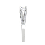 Load image into Gallery viewer, 0.30 cts Solitaire Diamond Split Shank Platinum Ring JL PT RP RD 164   Jewelove.US
