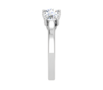 Load image into Gallery viewer, 1 Carat Solitaire Diamond Accents Platinum Ring JL PT R3 RD 135   Jewelove.US
