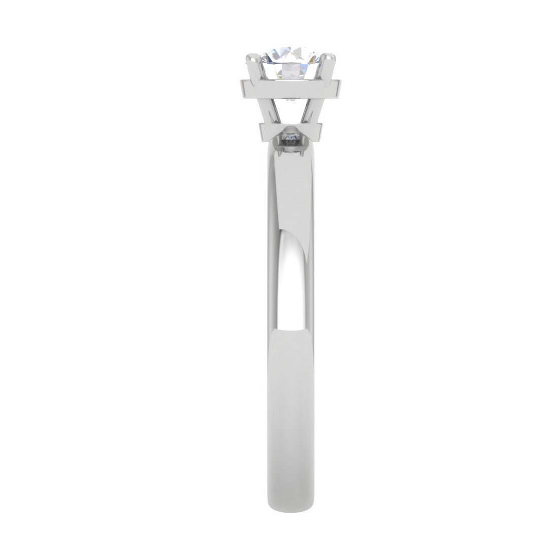 0.50 cts Solitaire Platinum Ring JL PT RS RD 111   Jewelove.US