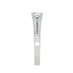 Load image into Gallery viewer, 0.30 cts Solitaire Diamond Split Shank Platinum Ring JL PT RP RD 163   Jewelove.US
