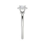 Load image into Gallery viewer, 0.50 cts Solitaire Halo Diamond Platinum Ring JL PT RH RD 216   Jewelove.US
