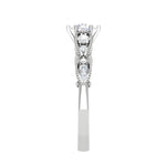 Load image into Gallery viewer, 0.50 cts. Solitaire Designer Platinum Diamond Engagement Ring  for Women JL PT WB6031E   Jewelove
