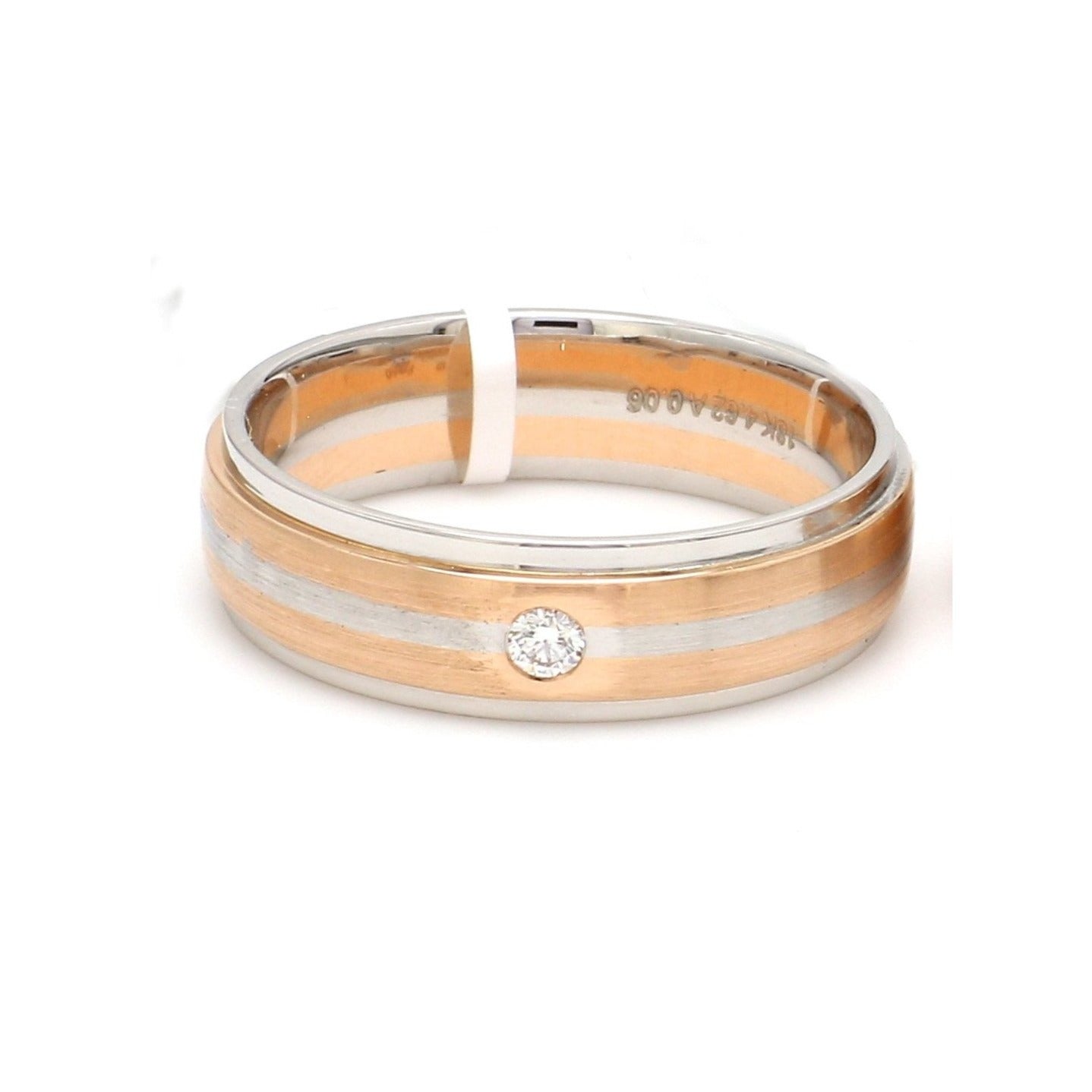 Designer Platinum Rose Gold Couple Rings with Diamonds JL PT 1134  Men-s-Ring-only Jewelove.US