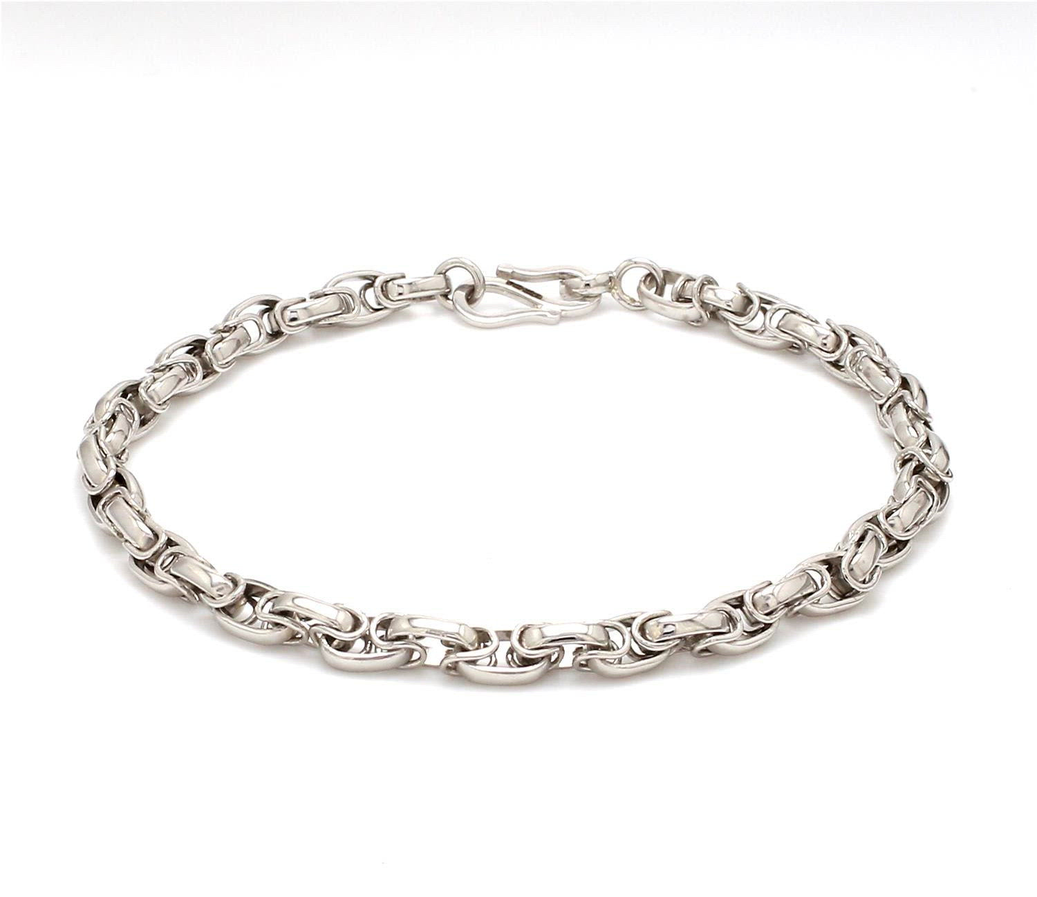 Linked Platinum Bracelet for Men JL PTB 687