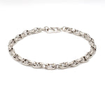 Load and play video in Gallery viewer, Linked Platinum Bracelet for Men JL PTB 687
