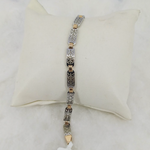Load image into Gallery viewer, Platinum &amp; Rose Gold Bracelet for Men JL PTB 1060-A   Jewelove.US
