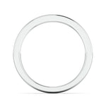 Load image into Gallery viewer, Princess Cut Diamond Platinum Half Eternity Wedding Band for Women JL PT 1005
