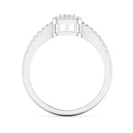 Load image into Gallery viewer, Emerald Cut Solitaire-look Platinum Engagement Ring for Women JL PT 1011   Jewelove
