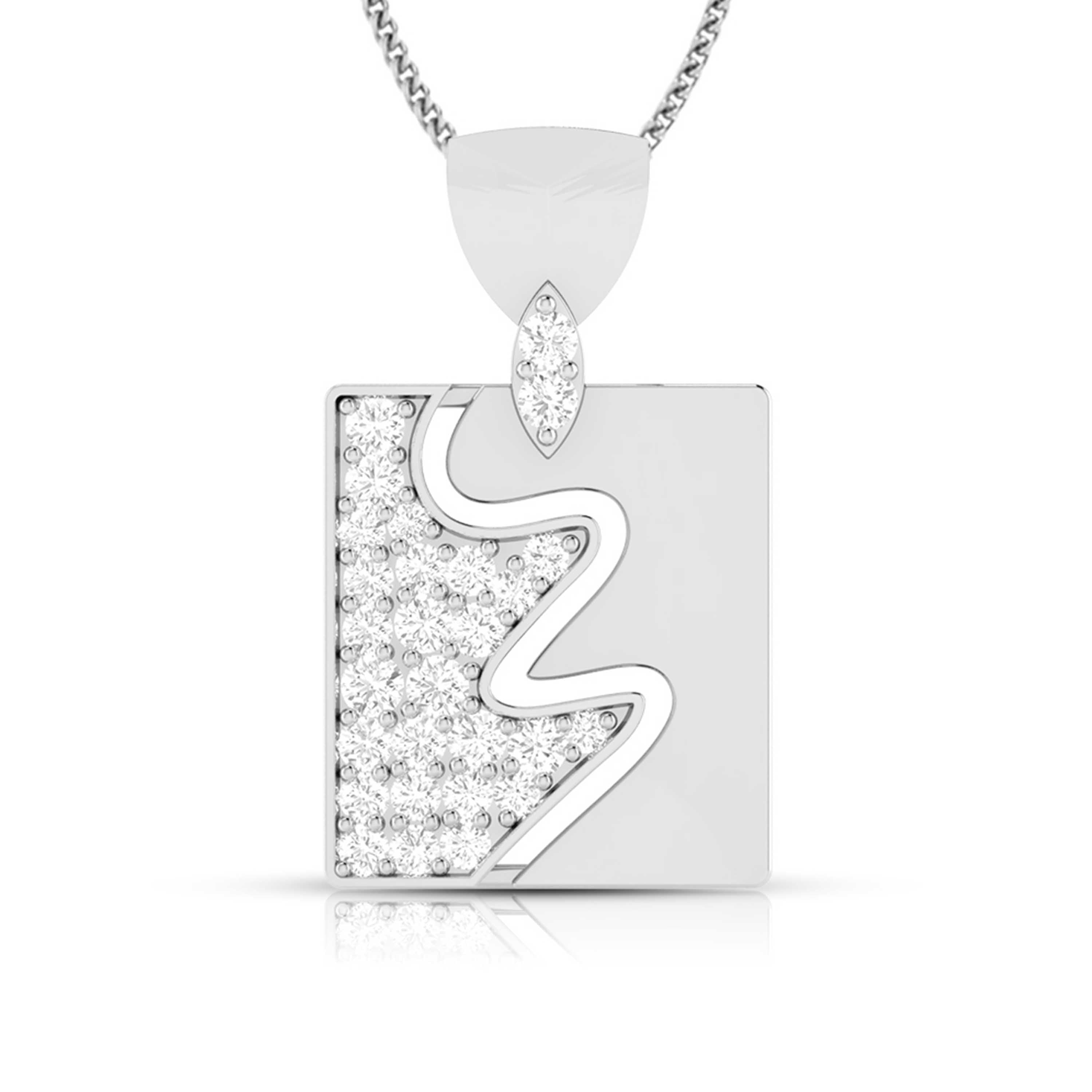 Designer Platinum Diamond Pendant for Women JL PT P 34-H