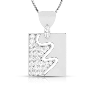 Designer Platinum Diamond Pendant for Women JL PT P 34-H