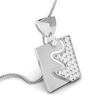 Load image into Gallery viewer, Designer Platinum Diamond Pendant for Women JL PT P 34-H
