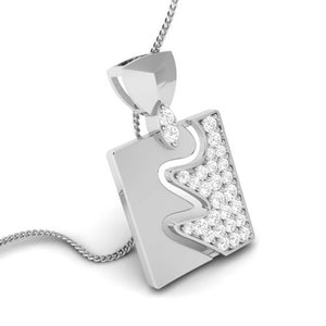 Designer Platinum Diamond Pendant for Women JL PT P 34-H
