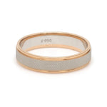 Load image into Gallery viewer, Designer Unisex Platinum &amp; Rose Gold Couple Rings JL PT 1121  Men-s-Ring-only Jewelove.US
