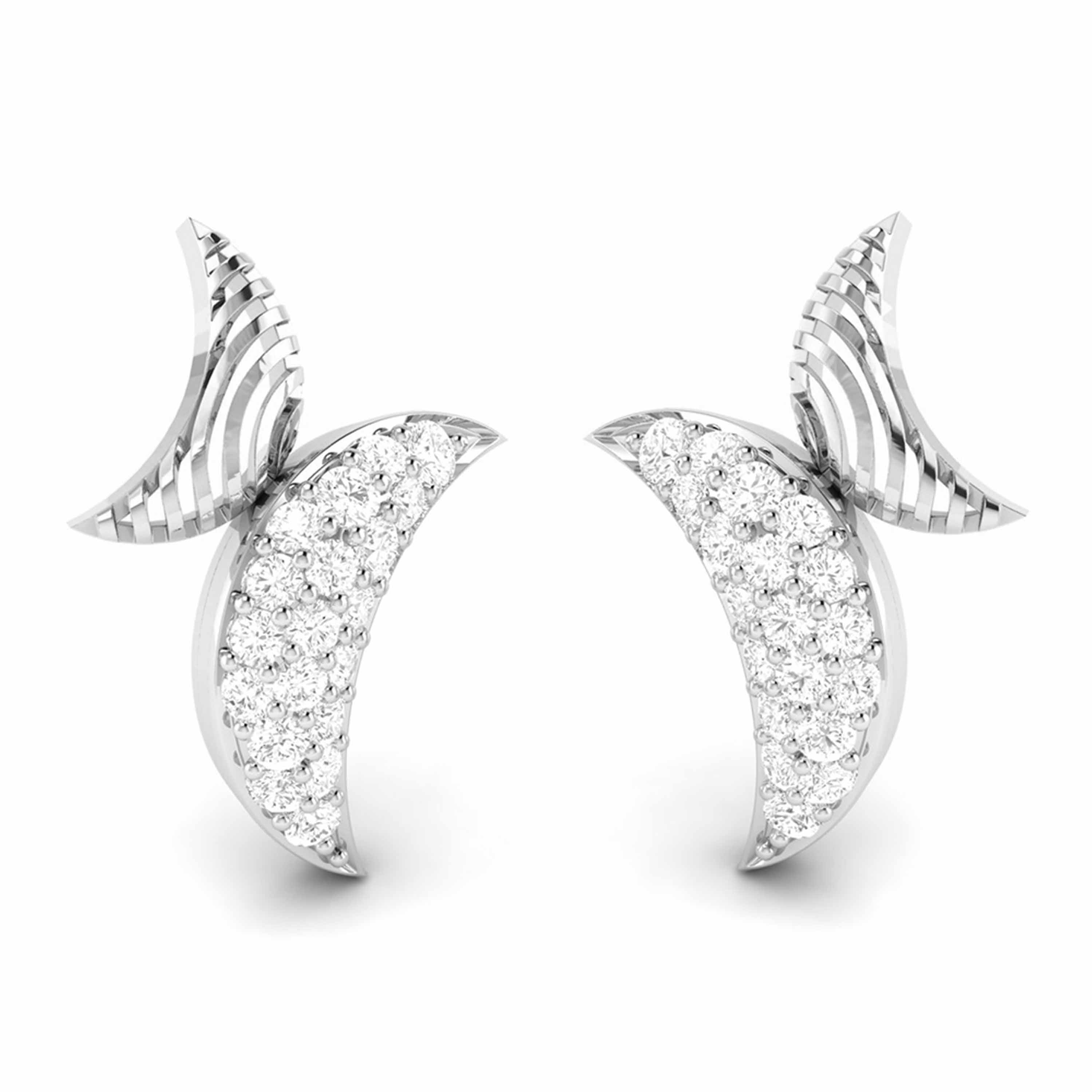 Platinum Diamond Pendant & Earrings JL PT P BT 35-C   Jewelove.US