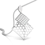 Load image into Gallery viewer, Designer Platinum Diamond Pendant &amp; Earrings Set JL PT P BT 35-F

