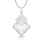 Load image into Gallery viewer, Designer Platinum Diamond Pendant &amp; Earrings Set JL PT P BT 35-F

