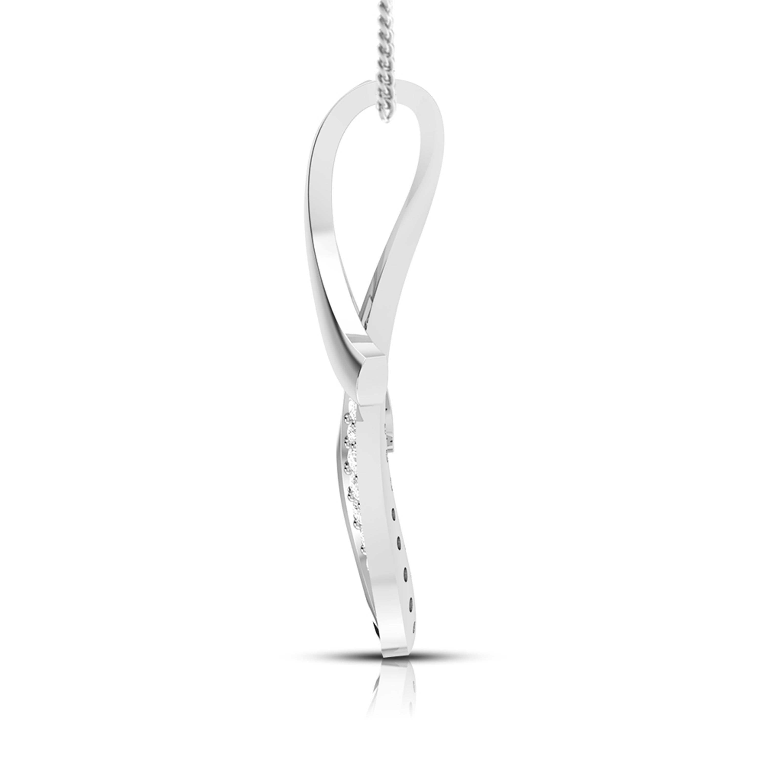 Designer Platinum Diamond Pendant for Women JL PT P BT 38-G   Jewelove.US