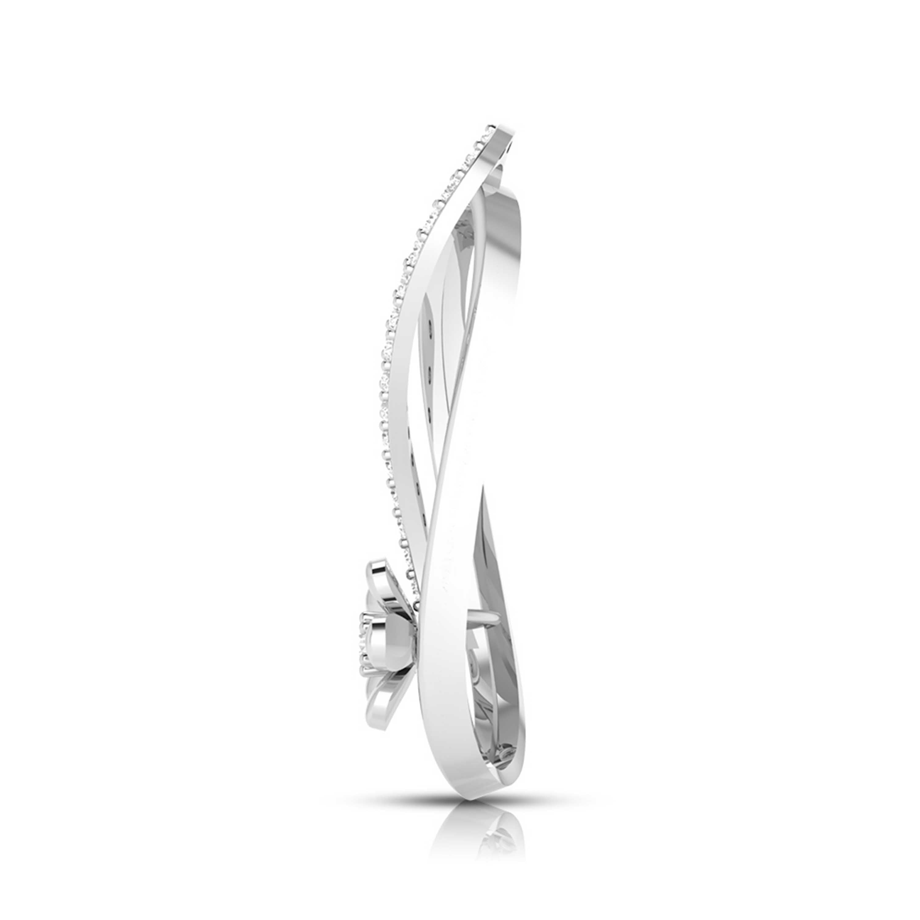 Designer Platinum Diamond Pendant Set JL PT P 39-C