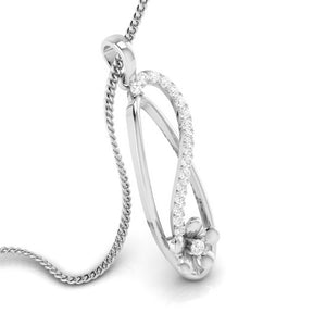 Designer Platinum Diamond Pendant Set JL PT P 39-C