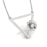 Load image into Gallery viewer, Platinum Diamond Triangle Pendant Set JL PT P BT 39-E   Jewelove.US
