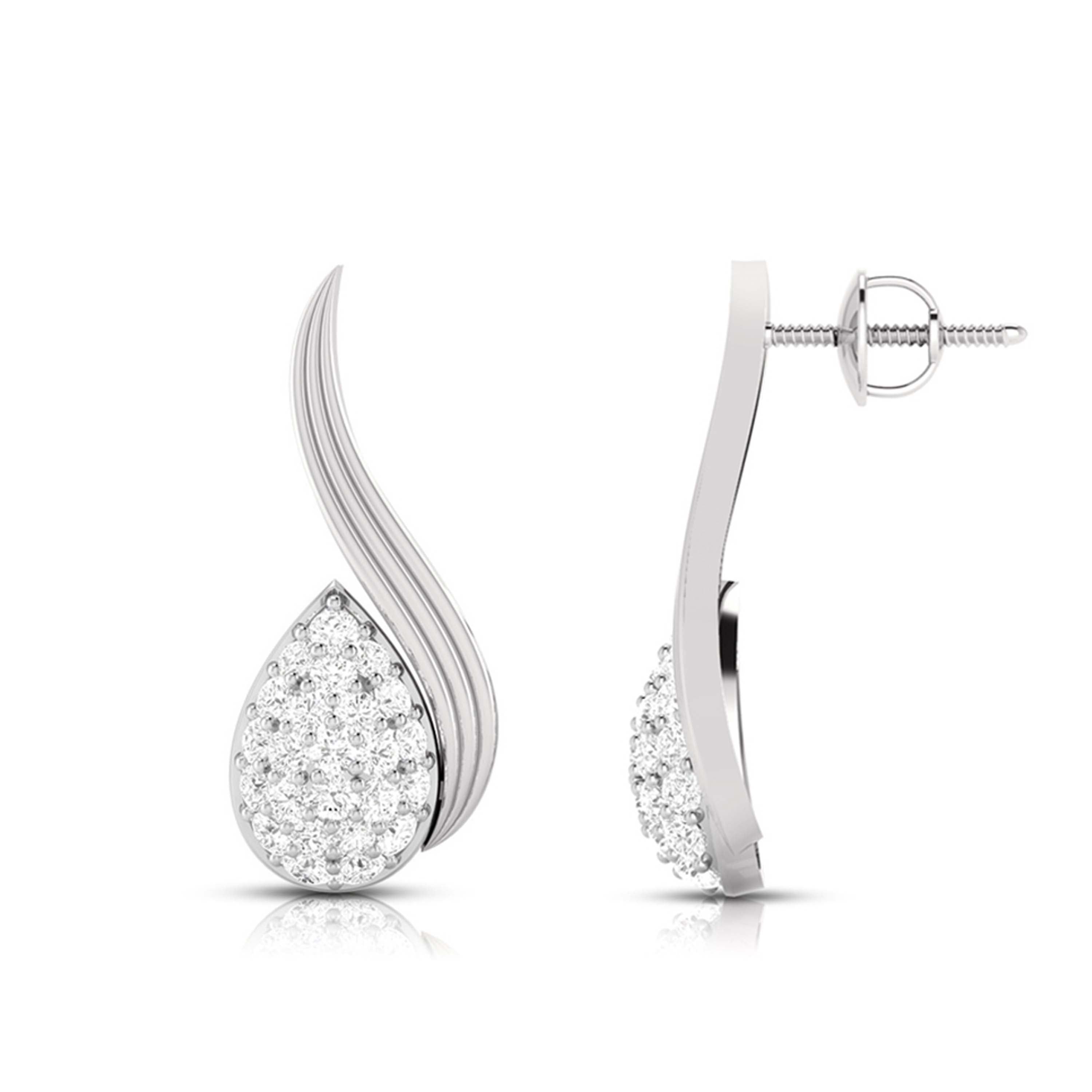 Platinum Diamond Pendant Set JL PT P BT 39-H   Jewelove.US