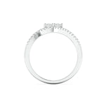 Load image into Gallery viewer, Designer Platinum Diamond Ring with Princess Cut for Women JL PT 1006
