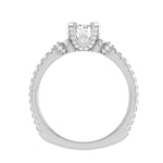 Load image into Gallery viewer, 0.50 cts Solitaire Diamond Split Shank Platinum Ring JL PT RP RD 124   Jewelove.US
