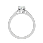 Load image into Gallery viewer, 0.30 cts Princess Cut Solitaire Platinum Ring JL PT RS PR 186   Jewelove
