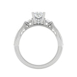 Load image into Gallery viewer, 0.50cts Princess Cut Solitaire with Pear Diamond Platinum Ring JL PT RV PR 124   Jewelove.US
