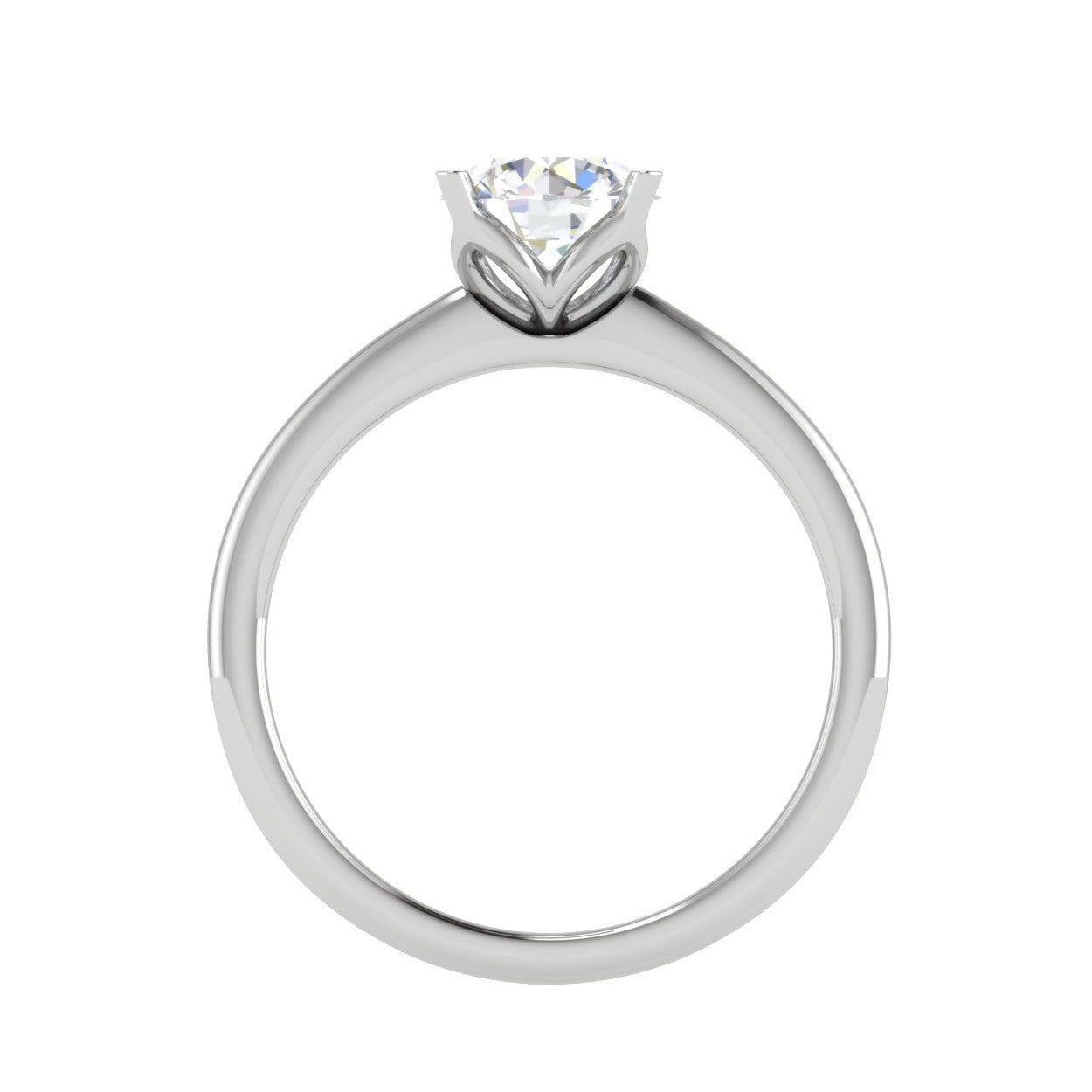 0.30 cts Solitaire Platinum Ring for Women JL PT RS PR 116   Jewelove