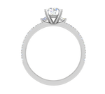 Load image into Gallery viewer, 0.50cts Solitaire Platinum Diamond Shank Ring JL PT R3 RD 153   Jewelove.US
