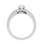Load image into Gallery viewer, 0.30 cts. Solitaire Platinum Diamond Split Shank Engagement Ring JL PT WB6005E   Jewelove
