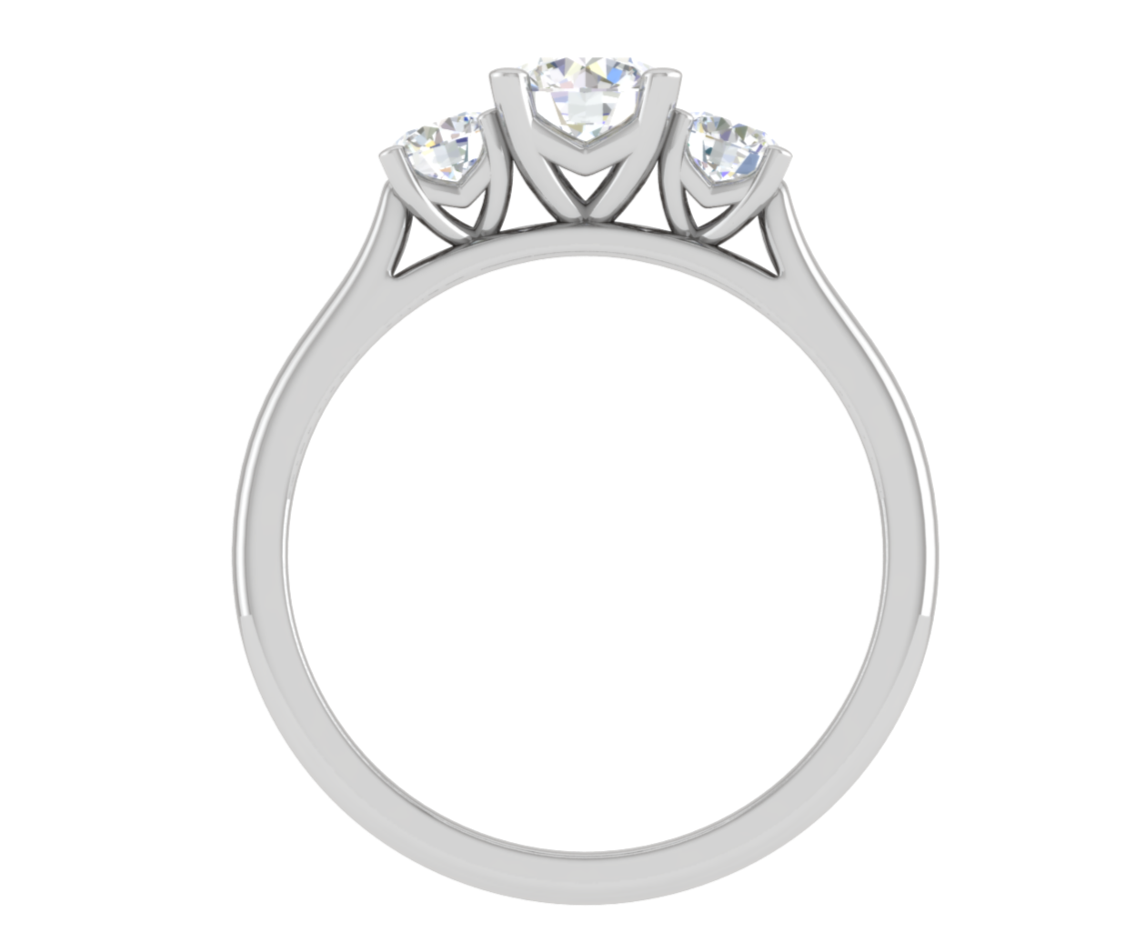 0.50 cts Solitaire Platinum Diamond Ring JL PT R3 RD 168   Jewelove.US